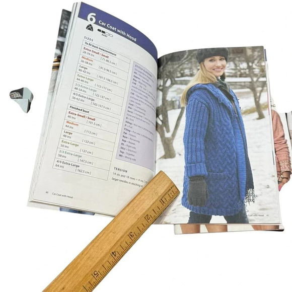 Patons Knitting Pattern Books Lot 6 Socks Sweaters Cable Dresses Other PB Modern - Picture 5 of 11